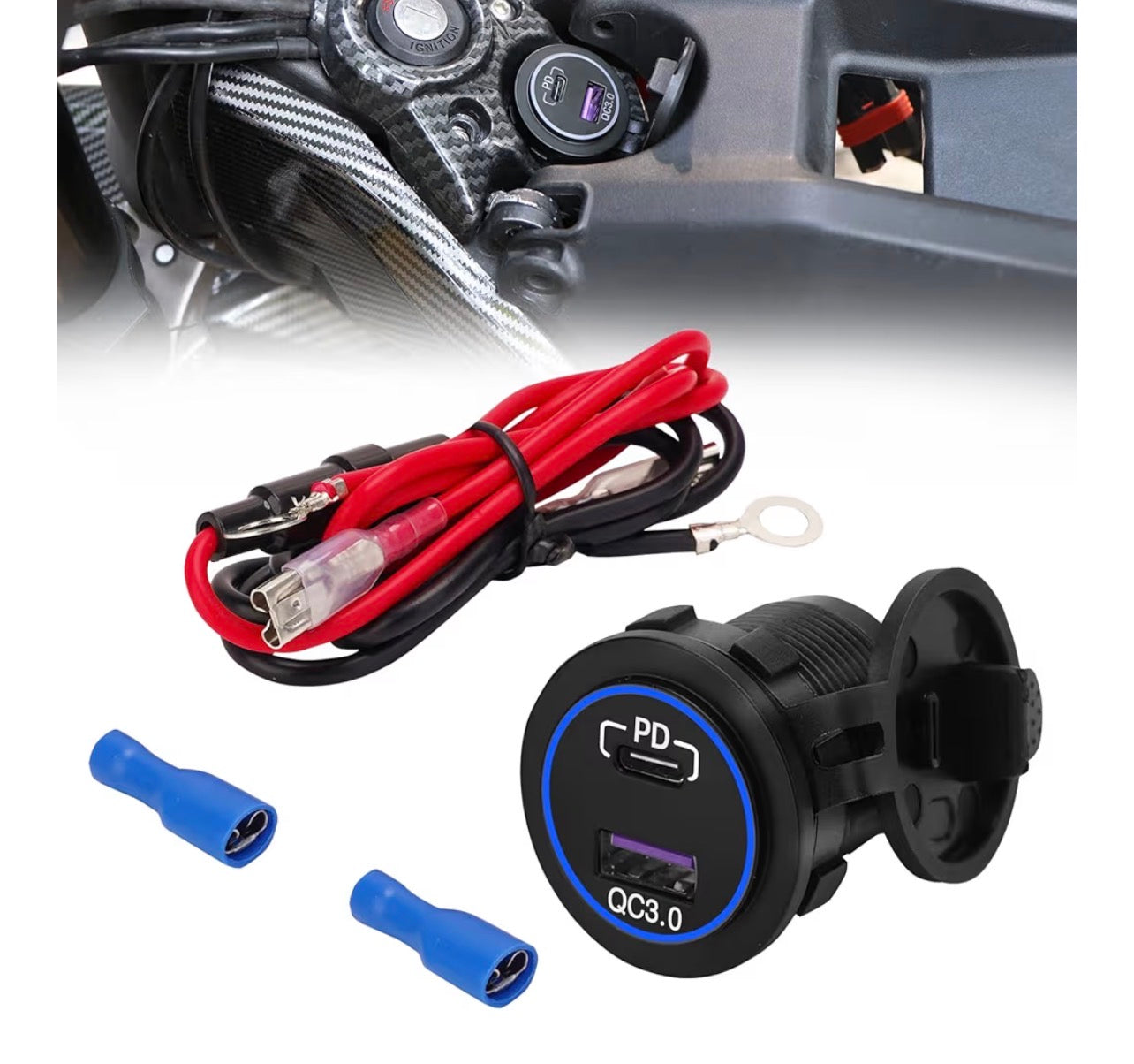 Surron LBX Plug And Play Charging Port